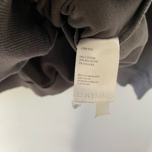 LIT ACTIVEWEAR Gray Cozy Oversized Two-Piece Cotton Hoodie - Picture 6 of 8